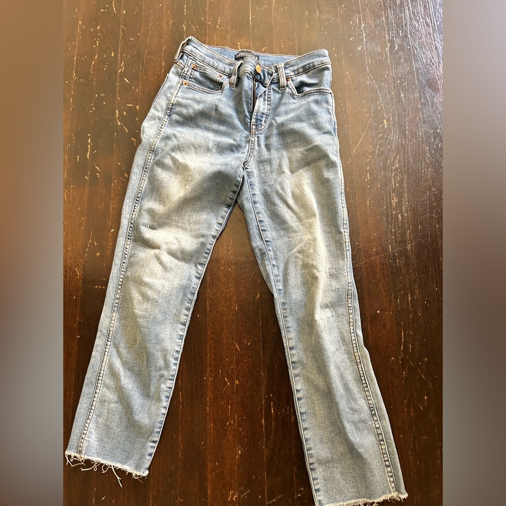 Jcrew cropped boyfriend Jean